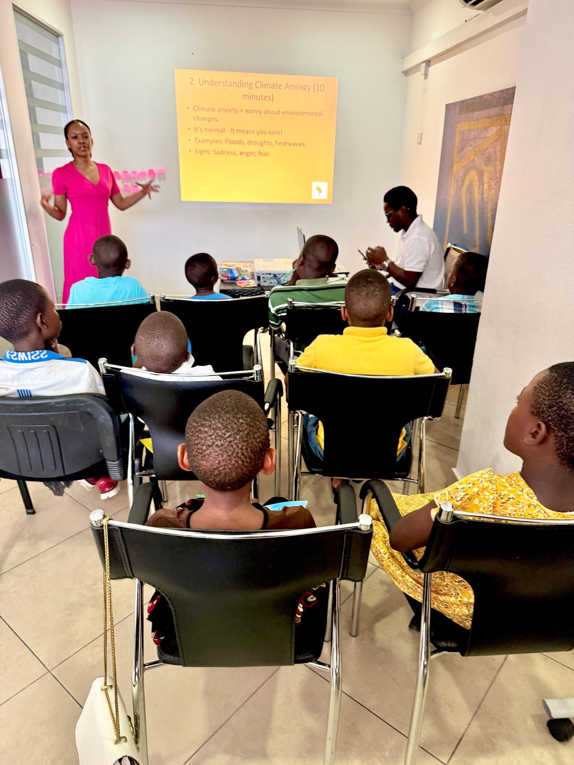 Young people taking part in Climate Imara activities 3